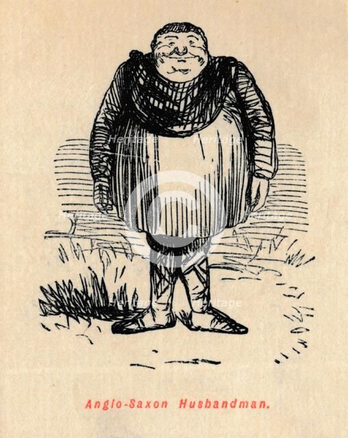 'Anglo-Saxon Husbandman', c1860, (c1860). Artist: John Leech.