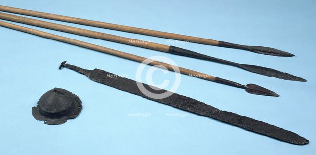 Anglo-Saxon weapons. Creator: Unknown.