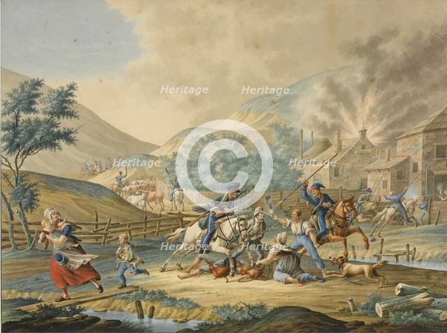 Anglo-Russian invasion of Holland in 1799. Artist: Anonymous  