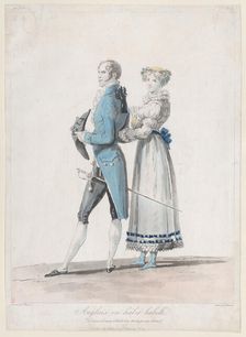 Anglais en Habit Habille; from Collections de Costumes dessinés, 1814-24., Creator: Philibert Louis Debucourt