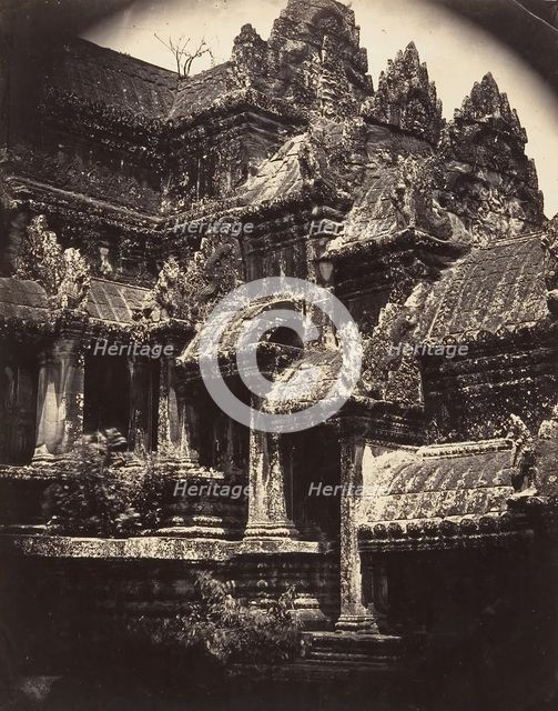 Angle d'Une Cour Intérieure de la Grande Pagode, 1866. Creator: Emile Gsell.