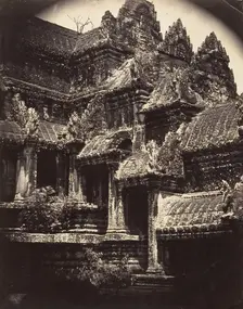 Angle d'Une Cour Intérieure de la Grande Pagode, 1866. Creator: Emile Gsell