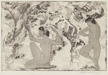 Angled Beauty, 1918. Creator: Arthur Davies