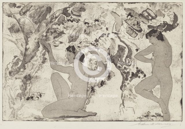 Angled Beauty, 1918. Creator: Arthur Davies.