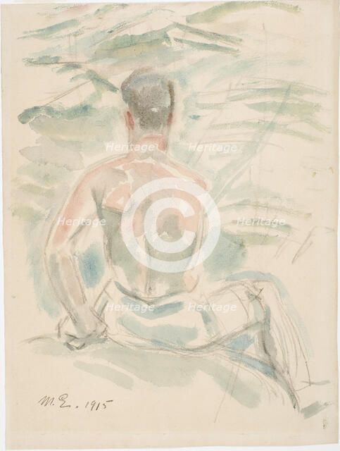 Angler, 1915. Creator: Magnus Enckell.