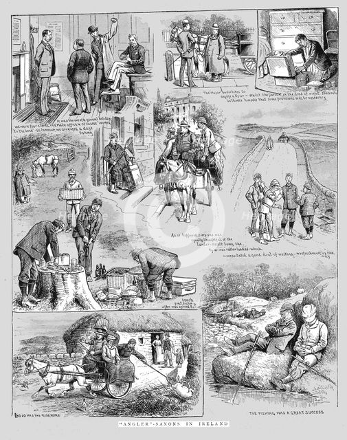 '"Angler" - Saxons in Ireland', 1891. Creator: Unknown.