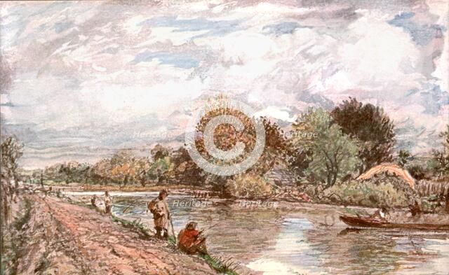 'Anglers', (c1900). Creator: Unknown.