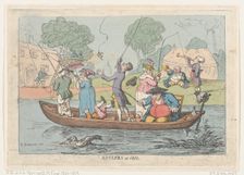 Anglers of 1811, 1811., 1811. Creator: Thomas Rowlandson