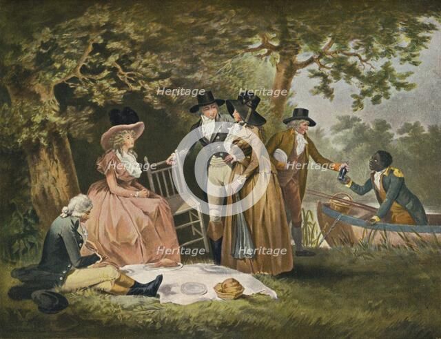 Anglers' Repast, 1789, (1902). Artist: William Ward