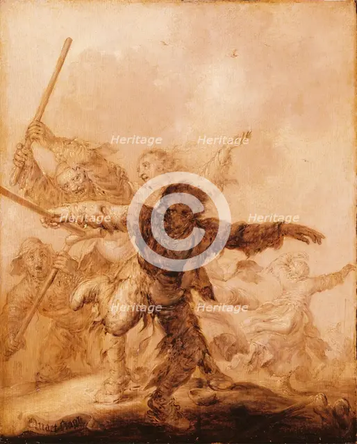 Angry Blows, between 1625 and 1640. Creator: Adriaen van de Venne.