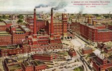 Anheuser-Busch brewing plant, St Louis, Missouri, USA, 1910