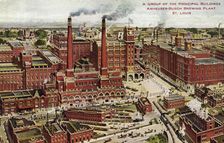 Anheuser-Busch brewing plant, St Louis, Missouri, USA, 1910