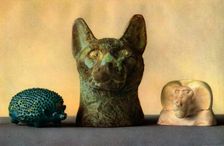 Animal carvings from the New Kingdom and Late Period, Egypt, 1936