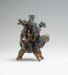 Animal Flask, probably Syria, late 7th-8th century. Creator: Unknown