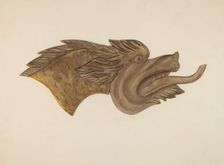 Animal Head, c. 1939. Creator: Gerard Barnett