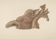 Animal Head, c. 1943. Creator: Clements Clayton