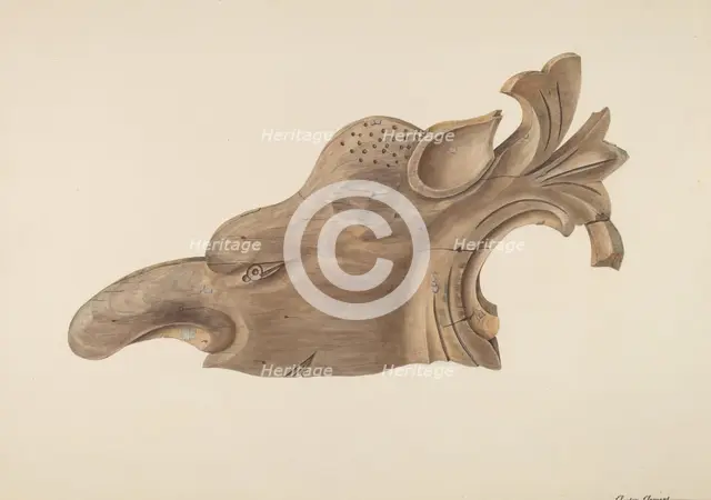 Animal Head, c. 1943. Creator: Clements Clayton.