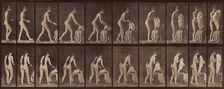Animal Locomotion. Plate 415, 1887. Creator: Muybridge, Eadweard (1830-1904)