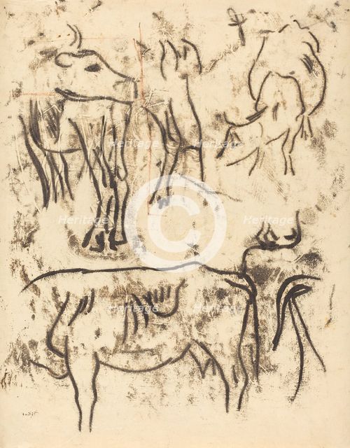 Animal Studies, 1901/1902. Creator: Paul Gauguin.