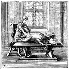 Animal-to-human blood transfusion, 1679