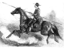 Animals at the Florence Exposition: Tuscan maremme, or herdsman, 1861. Creator: Unknown