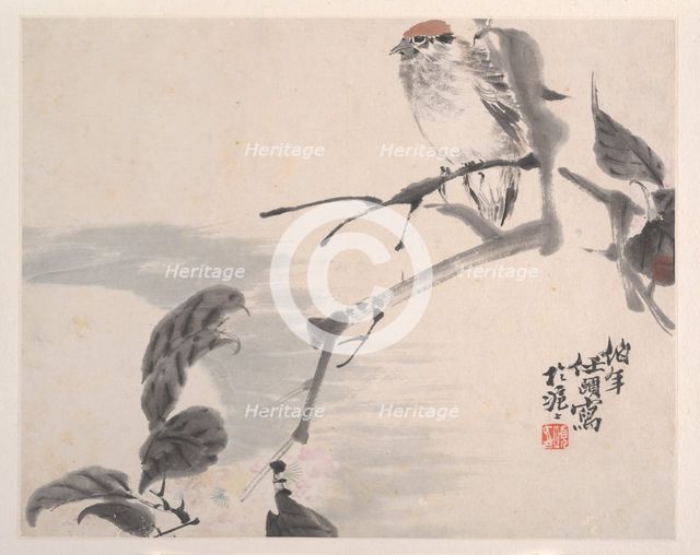 Animals, Flowers and Birds, 19th century. Creator: Ren Yi.