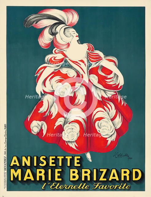Anisette Marie Brizard , 1928. Creator: Cappiello, Leonetto (1875-1942).