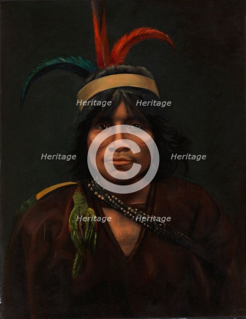 Anishira Indian, ca. 1890-1892. Creator: Unknown.