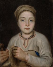 Anisya, 1822. Artist: Venetsianov, Alexei Gavrilovich (1780-1847)