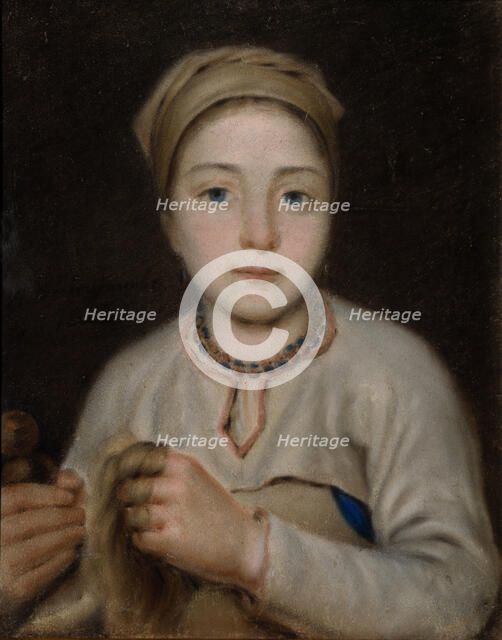 Anisya, 1822. Artist: Venetsianov, Alexei Gavrilovich (1780-1847)