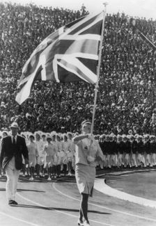 Anita Lonsbrough (b1941), British Olympic Gold Medal-winning swimmer, Tokyo, Japan, 1964. Creator: Unknown