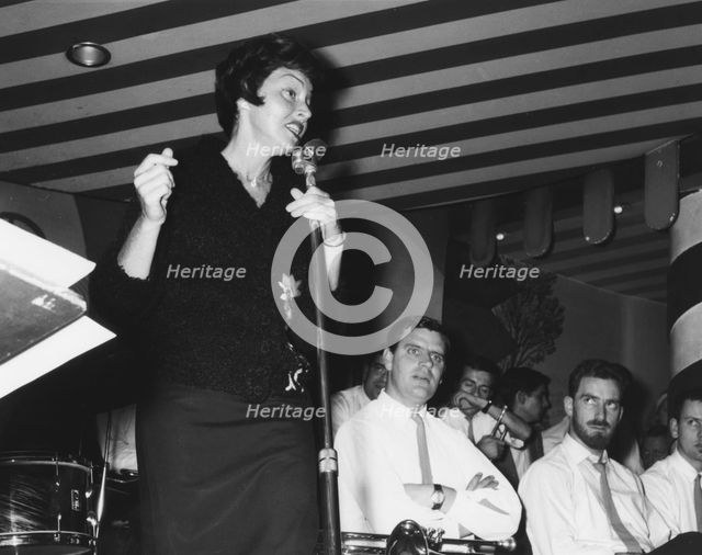 Anita O'Day, Marquee Club, London, 1962. Creator: Brian Foskett.