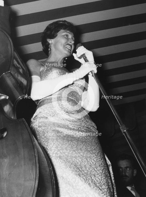 Anita O'Day, Marquee Club, London, 1962. Creator: Brian Foskett.