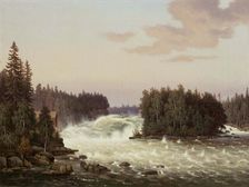 Anjalankoski Rapids, 1867. Creator: Ferdinand von Wright