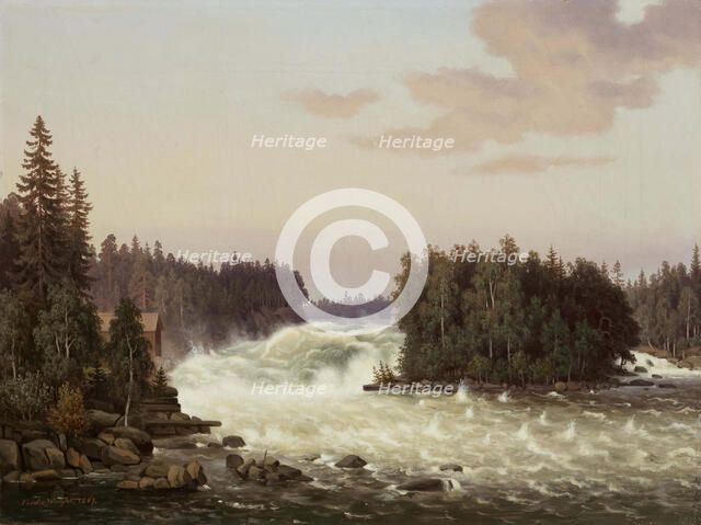 Anjalankoski Rapids, 1867. Creator: Ferdinand von Wright.