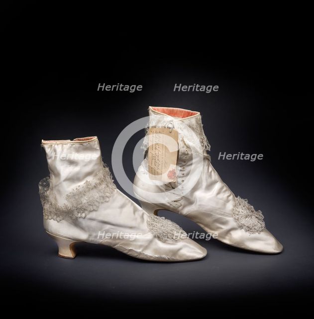 Ankle boots of Empress Elisabeth of Austria, c. 1880.