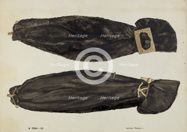 Ankle Band or Garters, c. 1937. Creator: Lyman Young.