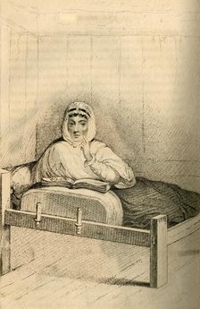 Ann Moore, the fasting woman of Tutbury 1822. Creator: Robert Cooper