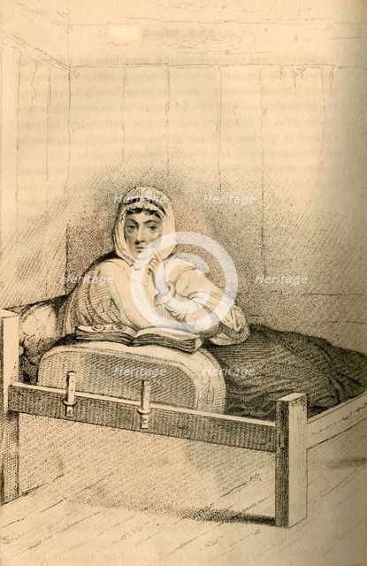 'Ann Moore, the fasting woman of Tutbury', 1822.  Creator: Robert Cooper.
