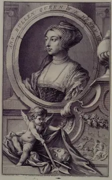Ann Bullen Queen of K. Henry VIII, c1743-c1751. Creators: Jacobus Houbraken, George Vertue