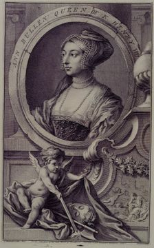 Ann Bullen Queen of K. Henry VIII, c1743-c1751. Creators: Jacobus Houbraken, George Vertue