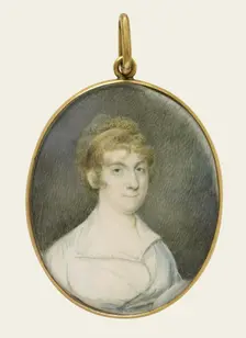 Ann Brunton, the actress (Mrs. Rob Merry), c1795. Creator: William Dunlap