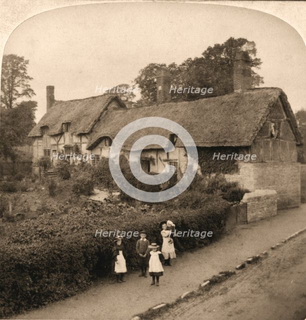 'Ann Hathaway's Cottage, Shottery, England', 1896.  Creator: Works and Sun Sculpture Studios.