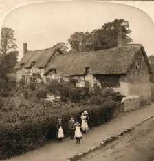 Ann Hathaway's Cottage, Shottery, England 1896. Creator: Works and Sun Sculpture Studios