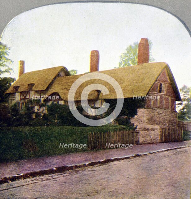 Ann Hathaway's cottage, Stratford-upon-Avon, Warwickshire, early 20th century. Artist: Unknown