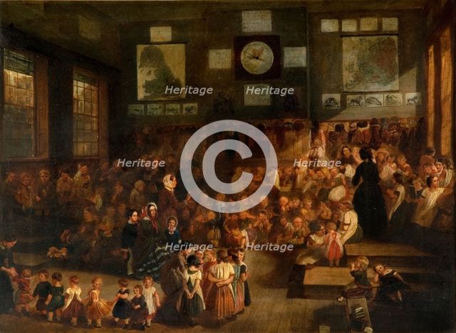 Ann Street School, Birmingham, 1855.  Creator: Alfred H. Green.