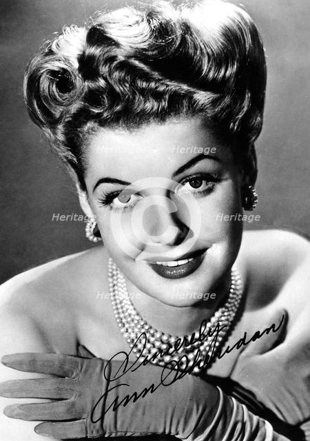 Ann Sheridan (1915-1967), American actress, c1930s-c1940s. Artist: Unknown