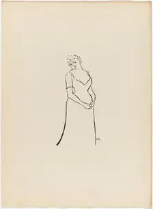 Anna Thibaud, from Le Café-Concert, 1893. Creator: Henri-Gabriel Ibels