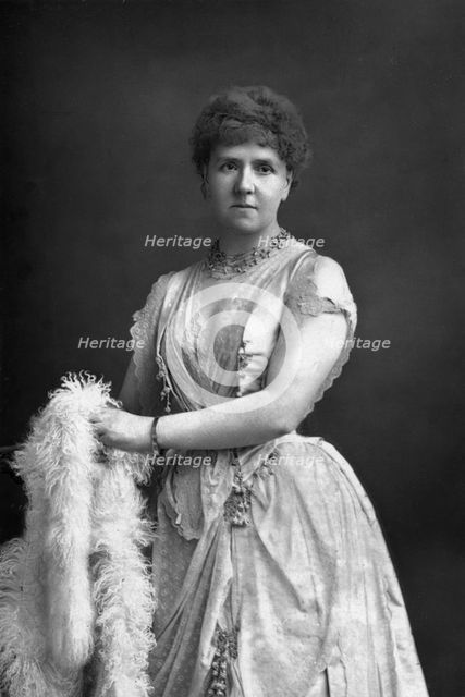 Anna Williams, singer, 1890.Artist: W&D Downey