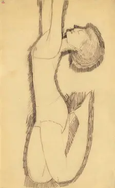 Anna Akhmatova as Acrobat, 1911. Artist: Modigliani, Amedeo (1884-1920)